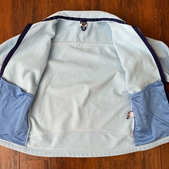 PATAGONIA Girls Full Zip Fleece Jacket in Baby Blue - Picture 5 of 11